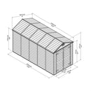 Skur Palram - Canopia SKYLIGHT 7,0 m2 midnatsgrå
