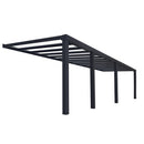 Palram - Canopia STOCKHOLM terrasseoverdækning 3,4x9,5m antracitgrå