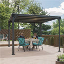 Palram - Canopia Milano pavillon 3000, antracitgrå