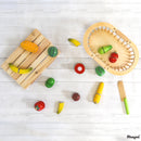 Magni - Frugtkurv med 11 stk frugt og kniv