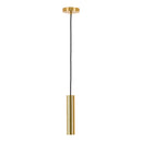 Paris Pendel Messing med stofledning på 120cm GU10 fatning