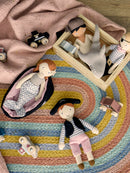 Bloomingville MINI - Mio Dukke, Blå, Bomuld 3 dele