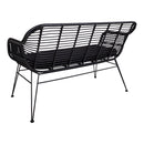 House Nordic - Trieste Sofa - Sort loungesofa L126 cm