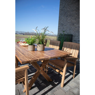 Murcia Spisebord - I genbrugs teak 200x90xh75cm - Bolig og Haven