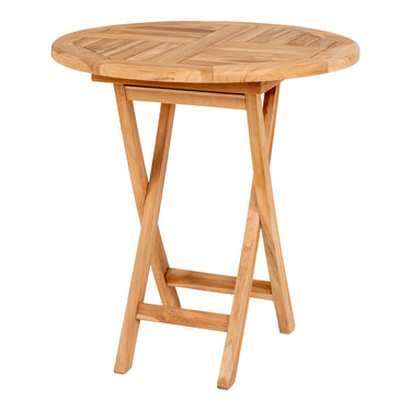 Oviedo Teak Dining Table - Havebord i teaktræ Ø70x75cm - Bolig og Haven