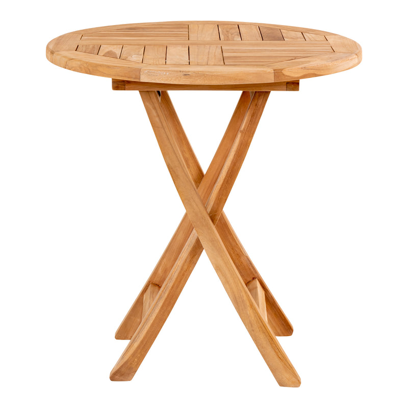 Oviedo Teak Dining Table - Havebord i teaktræ Ø70x75cm