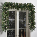 Kunstig granguirlande 270 cm med LED lys