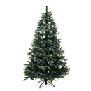 Juletræ kunstig PE/PVC "Limited Edition", Klasse A+, 180X124 cm m/farver og hvid LED