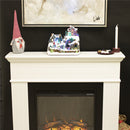 Juleby "Mountain Town" med lys og musik. Til batteri