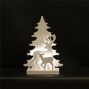Julesilhuet 3D LED med rensdyr motiv