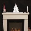 Julesilhuet 3D LED med snemand motiv