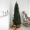 Juletræ kunstig smalt PVC "NOR", Klasse B+, 180X68 cm m/LED