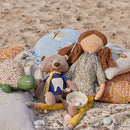 Bloomingville MINI - Lilo Dukke, Gul, Bomuld H87 cm