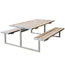 Hortus - Bord-/bænksæt "ODIN" trykimprægneret og galvaniseret stel uden ryg L: 180 x B: 185 cm
