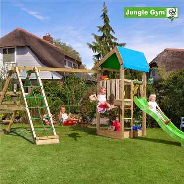 Jungle Gym Home legetårn komplet inkl. rutschebane - Bolig og Haven