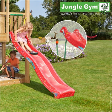 Jungle Gym Rutschebane rød 2,20 meter - Bolig og Haven