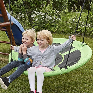 Nordic Play - Rundgynge grøn/sort Ø100 cm - Bolig og Haven