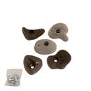 Nordic Play - Klatresten 5 stk. i polyresin sort/grå inkl. skruer - Bolig og Haven