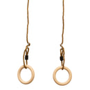 Nordic Play - Gymnastikringe børn Ø15,8 cm i træ m/justerbart reb