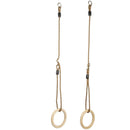 Nordic Play - Gymnastikringe børn Ø15,8 cm i træ m/justerbart reb