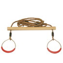 Nordic Play - Trapez gynge i træ med ringe - Bolig og Haven