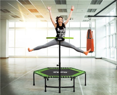 Salta Trampolin Fitness med håndtag, grøn - Bolig og Haven