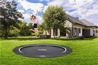 Salta Trampolin Royal Baseground Sport Ø396 cm, sort - Bolig og Haven