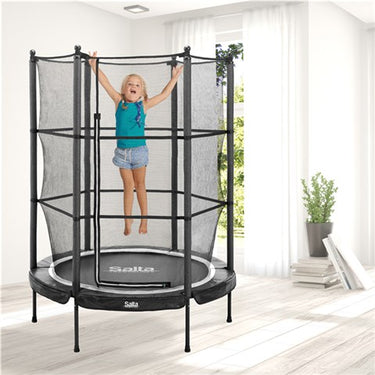 Salta Trampolin Junior Ø140x189 cm, sort - Bolig og Haven
