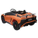 Nordic Play - Elbil Lamborghini Aventador, Nordic Play - Speed 12V, Orange, fra 3 år