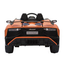 Nordic Play - Elbil Lamborghini Aventador, Nordic Play - Speed 12V, Orange, fra 3 år
