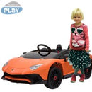 Nordic Play - Elbil Lamborghini Aventador, Nordic Play - Speed 12V, Orange, fra 3 år