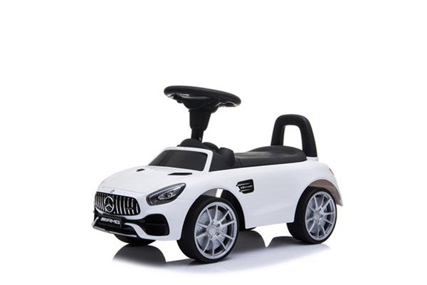 Nordic Play - Gåbil Mercedes-Benz AMG GT, Nordic Play - Speed hvid, fra 2-4 år