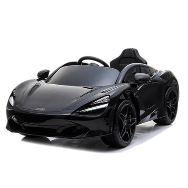 Nordic Play - Elbil McLaren 720S 12V, med gummihjul og lædersæde, Nordic Play - Speed sort, fra 3-8 år - Bolig og Haven