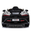 Nordic Play - Elbil McLaren 720S 12V, med gummihjul og lædersæde, Nordic Play - Speed sort, fra 3-8 år