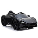 Nordic Play - Elbil McLaren 720S 12V, med gummihjul og lædersæde, Nordic Play - Speed sort, fra 3-8 år