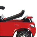 Rød land rover til børn med et hemmeligt rum under sædet 