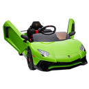Nordic Play - Elbil Lamborghini Aventador, 12V, limegrøn Nordic Play - Speed, fra 3 år