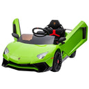 Nordic Play - Elbil Lamborghini Aventador, 12V, limegrøn Nordic Play - Speed, fra 3 år