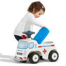 Det store opbevaringsrum fra ride-on ambulancen fra Falk 