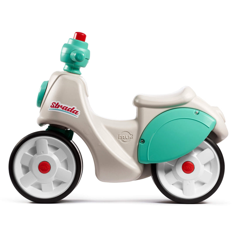 Falk - Strada første års scooter cremfarvet og grøn 1-3 år