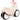 Falk - Gåcykel, Strada scooter creme/rosa 1-3 år - Bolig og Haven