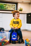 Falk Baby New Holland ride-on traktor med trailer, rive og skovl, fra 1-3 år