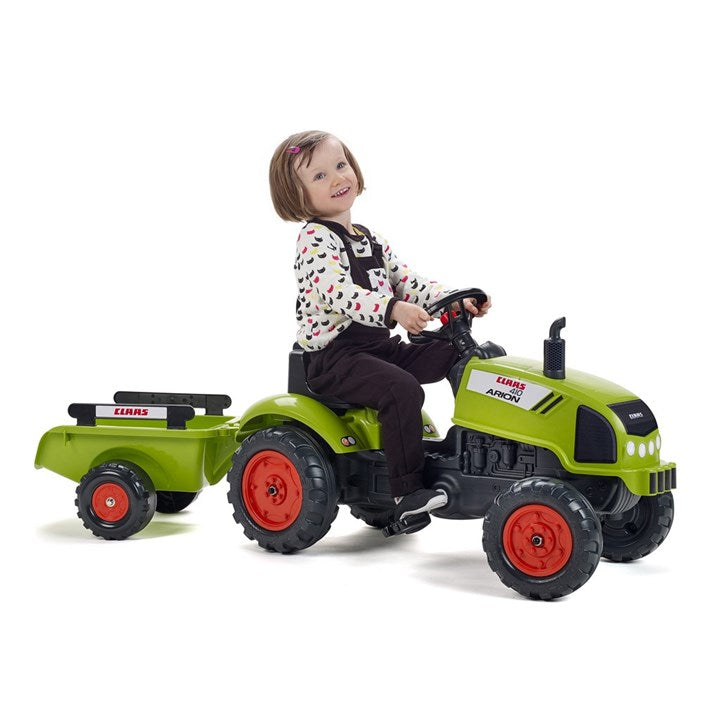 Falk Claas traktor med vogn, fra 2-5 år