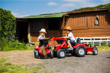Falk Massey Ferguson frontlæsser med vogn, fra 3-7 år - Bolig og Haven