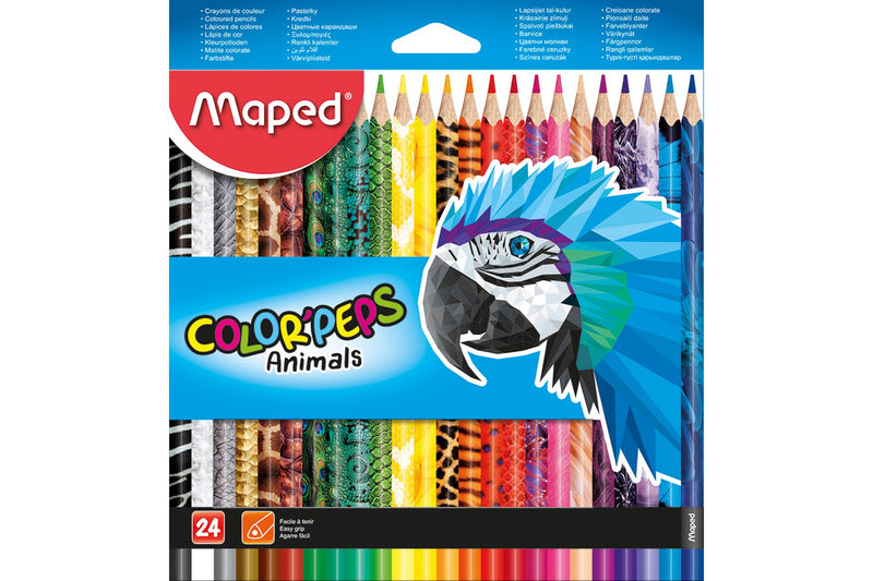 Maped - Farveblyant ColorPeps Animals - 24 stk.