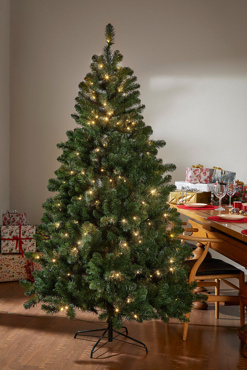 Dakota kunstigt juletræ smart LED 7 størrelser