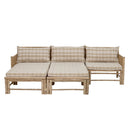 Bloomingville - Korfu Modul Sofa Højre Hjørne, Natur, Bambus L77 cm