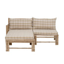 Bloomingville - Korfu Modul Pouf, Natur, Bambus L72 cm