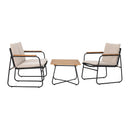 Bloomingville - Hampton Sofa, Sort, Metal L125 cm