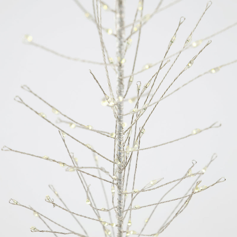 House Doctor Juletræ i ståltråd, Glow, Hvid - H60 cm